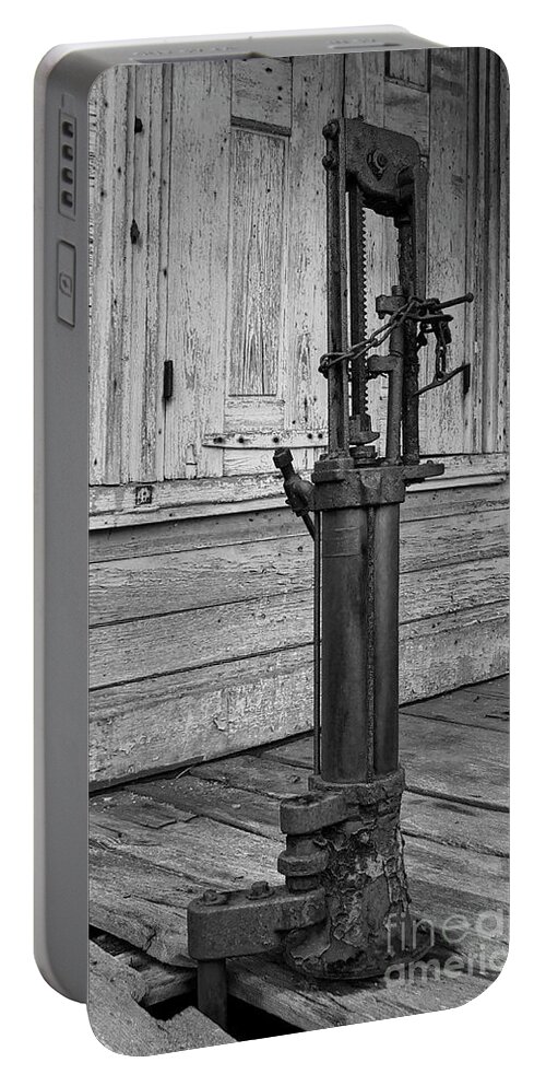 Culture Portable Battery Charger featuring the photograph Old Pump by Skip Willits