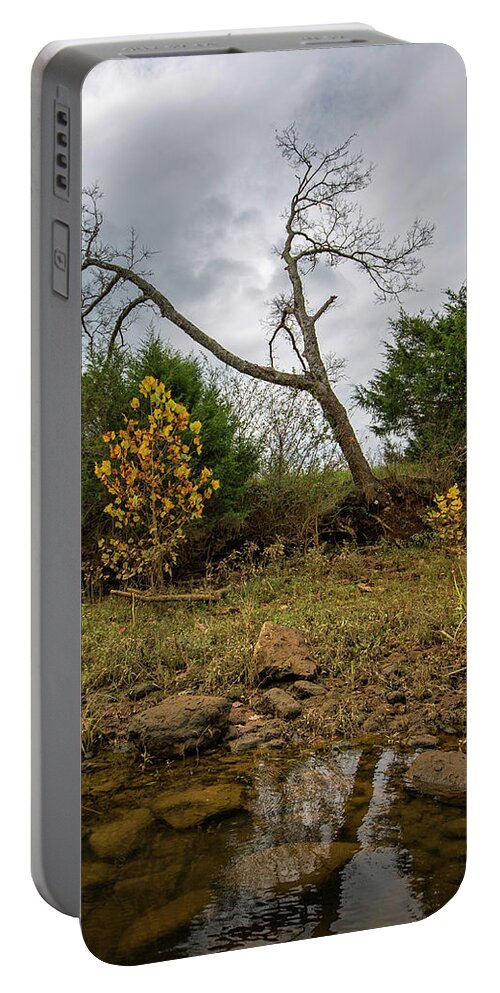 Dark Portable Battery Charger featuring the photograph Ominous by Alan Raasch