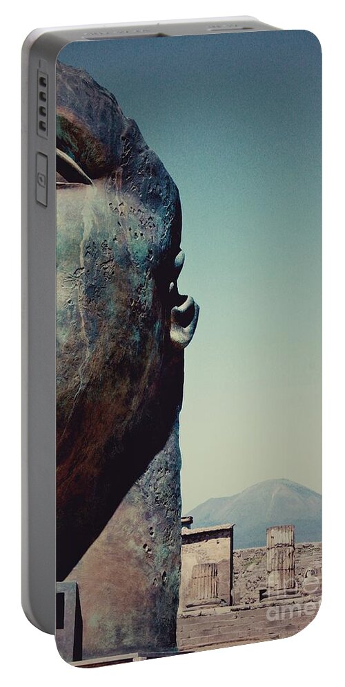 Pompeii Portable Battery Charger featuring the photograph On A Clear Day by Marcia Breznay