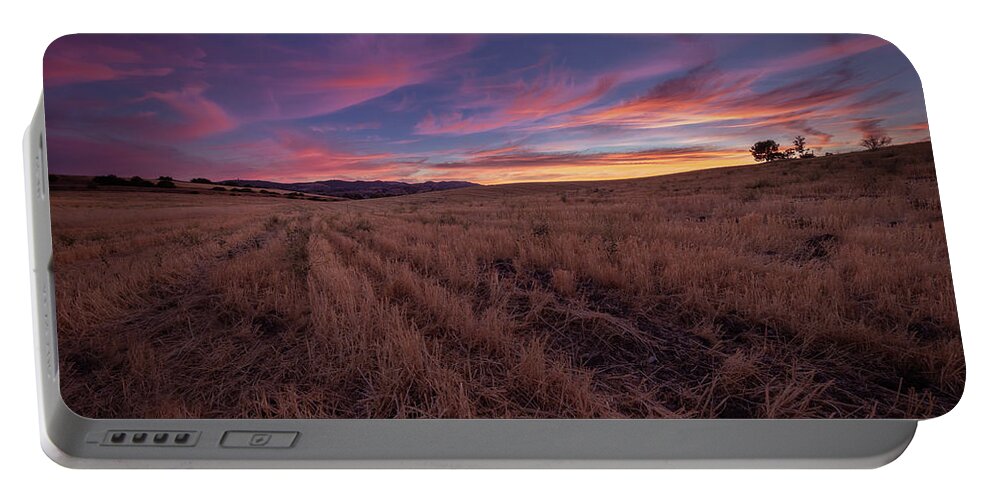 Dramatic Portable Battery Charger featuring the photograph On an Evening in July by Tim Bryan