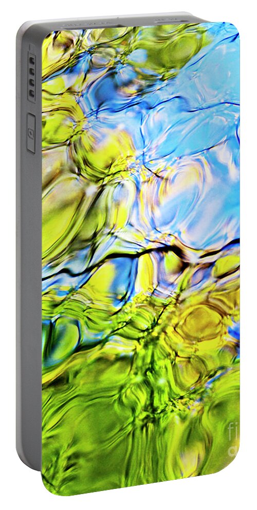 River Portable Battery Charger featuring the photograph On Looking Up by Tom Cameron