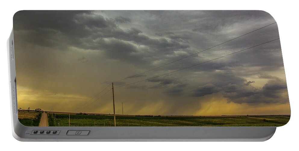 Nebraskasc Portable Battery Charger featuring the photograph On my way to Wray Colorado 011 by NebraskaSC