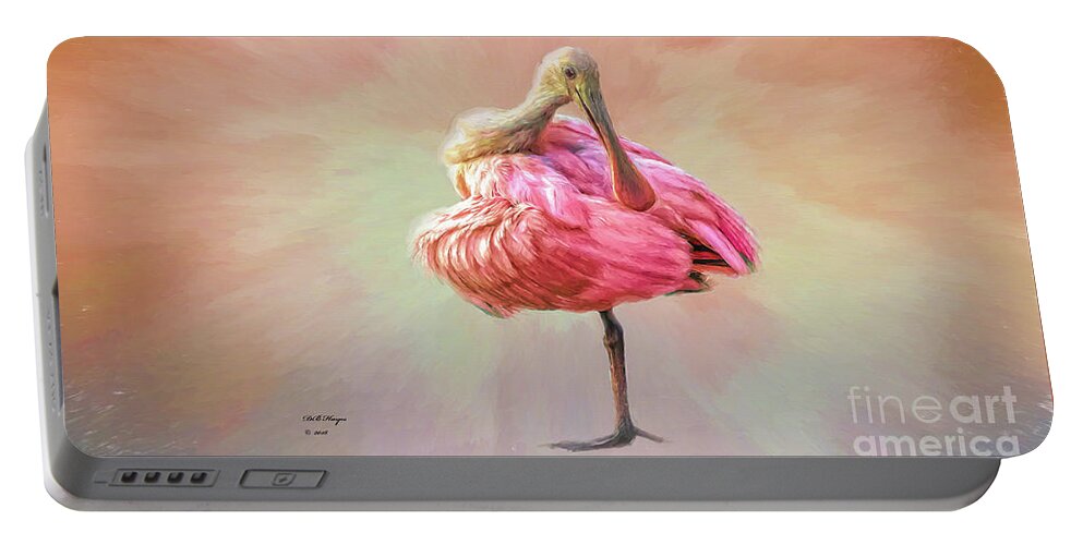 Florida Portable Battery Charger featuring the mixed media A Mother Nature's Masterpiece III by DB Hayes