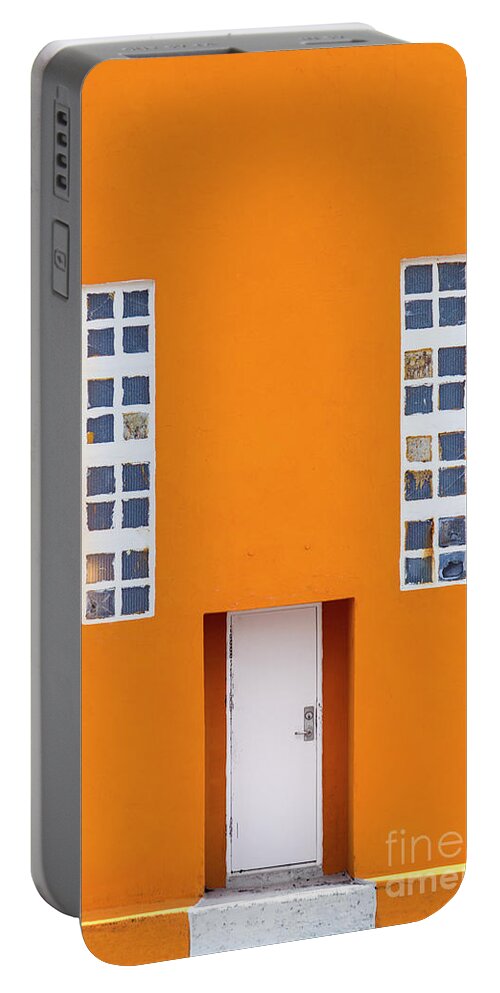 Kremsdorf Portable Battery Charger featuring the photograph Orange Happy by Evelina Kremsdorf