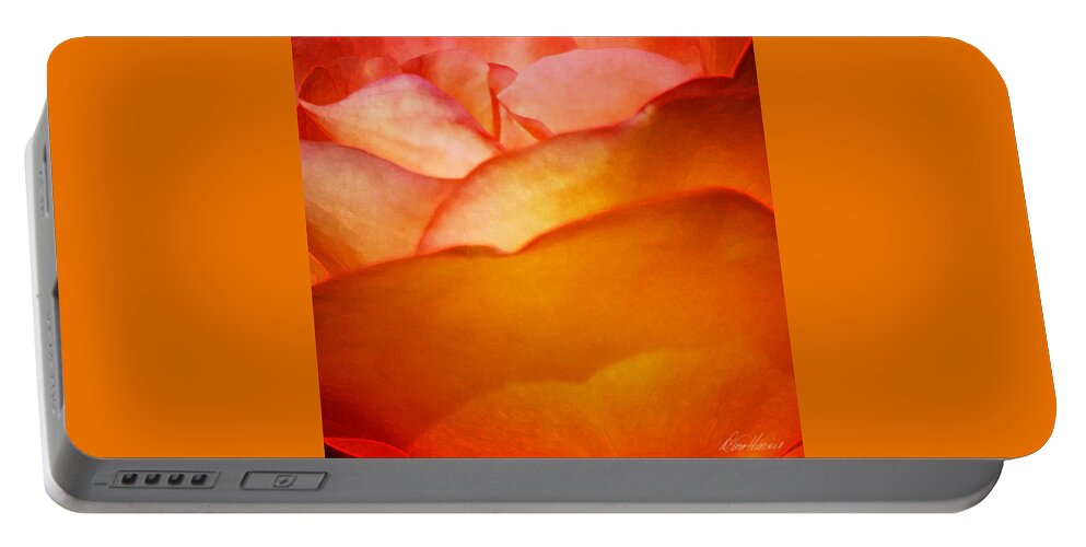 Passion Portable Battery Charger featuring the photograph Orange Passion by Diana Haronis
