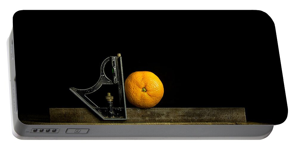 Orange Portable Battery Charger featuring the photograph Oranges ain't square by Nigel R Bell