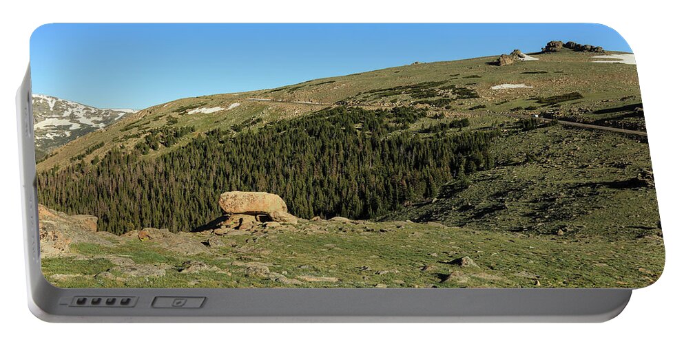 Rocky Portable Battery Charger featuring the photograph Outcropping by Sean Allen