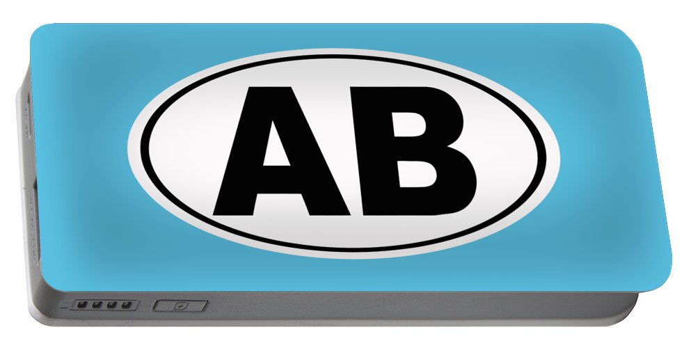 Ab Portable Battery Charger featuring the photograph Oval AB Atlantic Beach Florida Home Pride by Keith Webber Jr