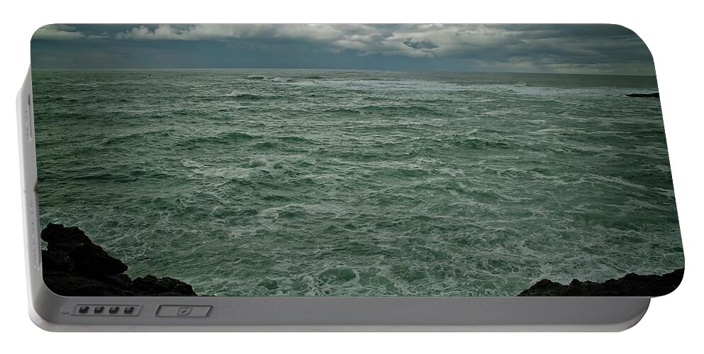 Pursuit Portable Battery Charger featuring the photograph Pacific Ocean in May by KATIE Vigil