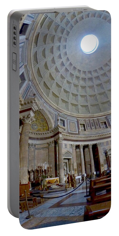 Pantheon Portable Battery Charger featuring the photograph Pantheon by Brooke Bowdren