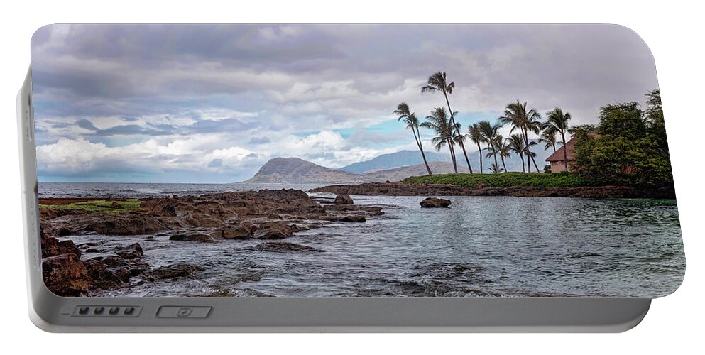 Paradise Cove Portable Battery Charger featuring the photograph Paradise Cove Lagoon by Heather Applegate