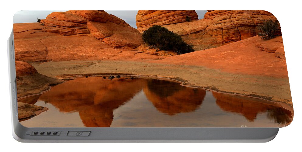 Coyote Buttes Portable Battery Charger featuring the photograph Paria Wilderness Oasis by Adam Jewell