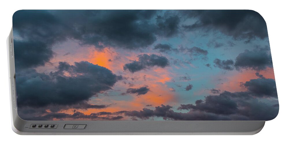 El Paso Portable Battery Charger featuring the photograph Pastel Skies by SR Green