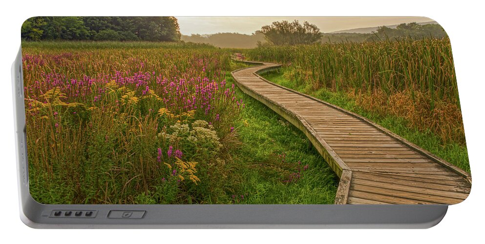  Appalachian Trail Portable Battery Charger featuring the photograph Path To The Light by Angelo Marcialis