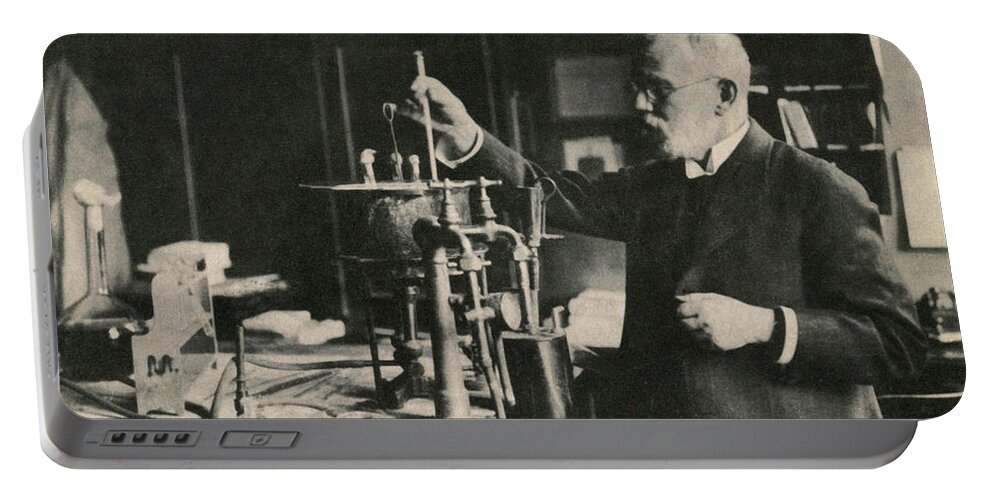 Science Portable Battery Charger featuring the photograph Paul Ehrlich, German Immunologist by Photo Researchers