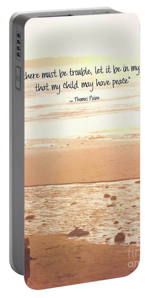 Peace Portable Battery Charger featuring the photograph Peace by Peggy Hughes