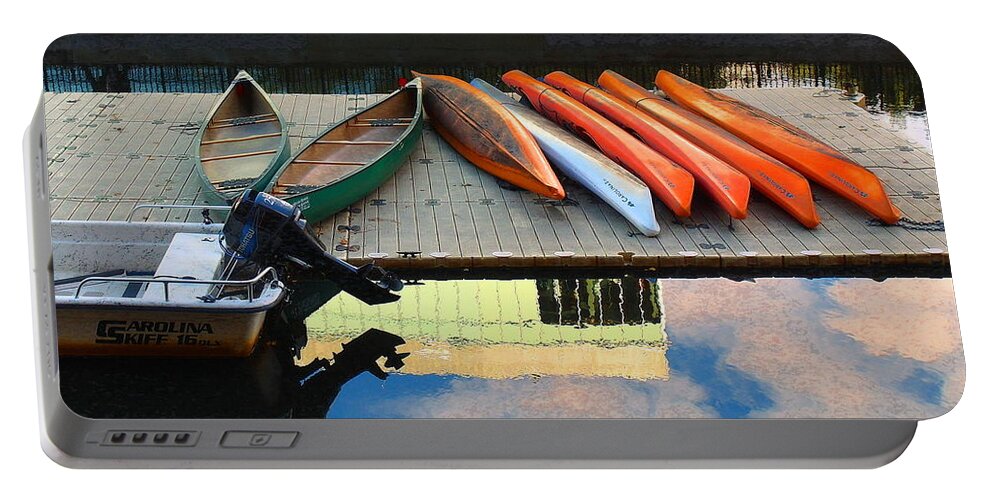 Boston Portable Battery Charger featuring the photograph Peaceful Day by Christopher Brown