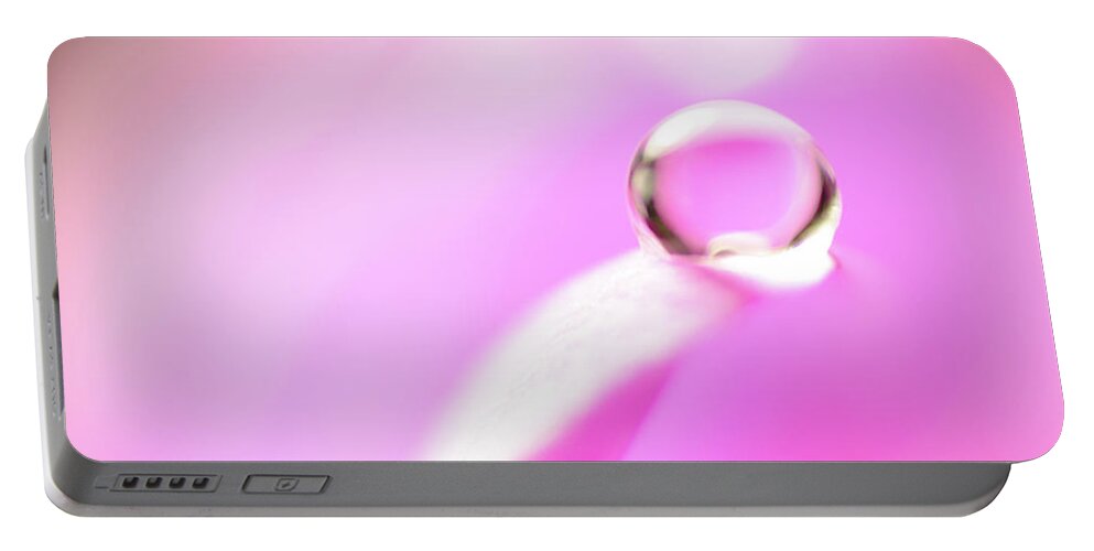 Bokeh Portable Battery Charger featuring the photograph Peaceful Offering by Sandra Parlow