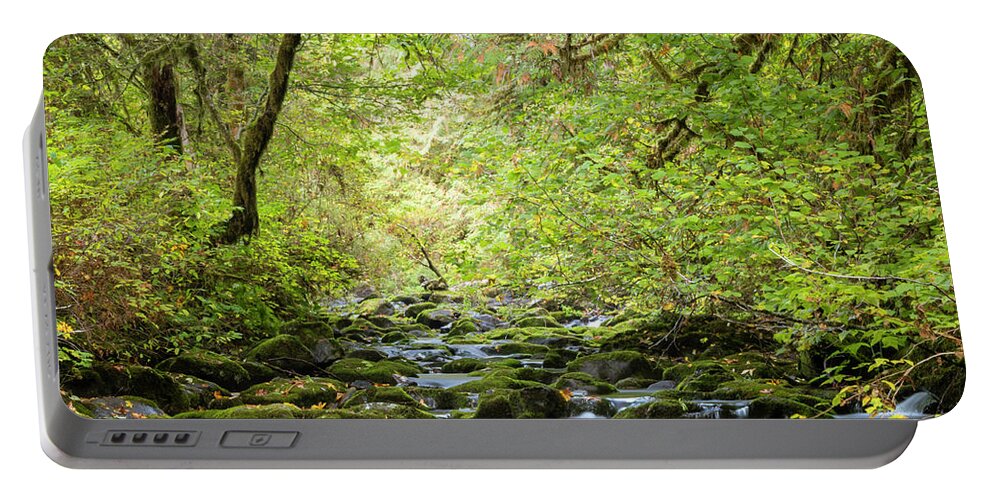 Willamette Valley Portable Battery Charger featuring the photograph Peaceful Stream by Catherine Avilez