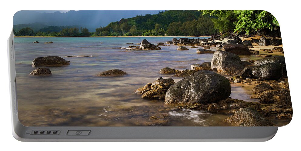 Pacific Portable Battery Charger featuring the photograph Peaceful Waters by Anthony Michael Bonafede