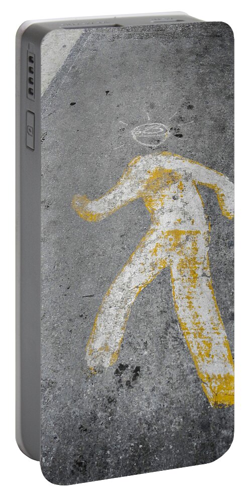 Mark Portable Battery Charger featuring the photograph Pedestrian Lane by Pelo Blanco Photo