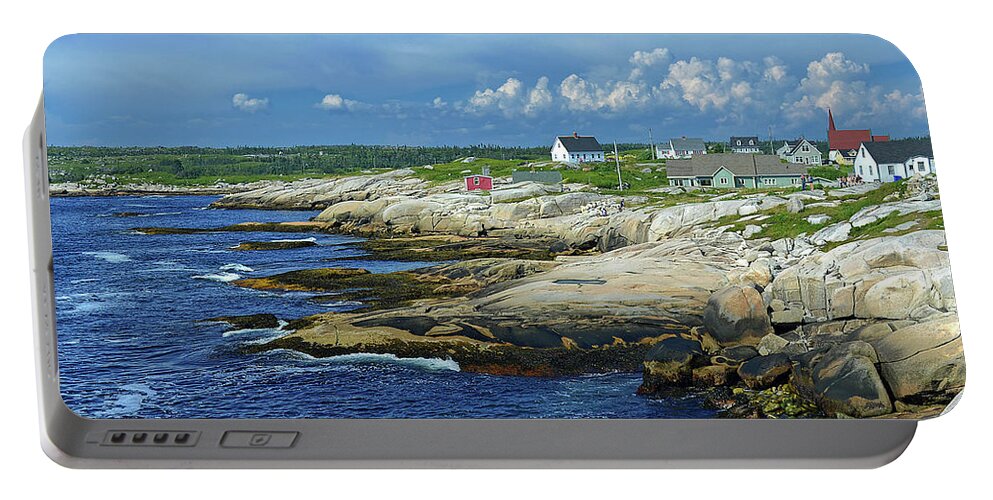 Peggy's Cove Portable Battery Charger featuring the photograph Peggy's Cove by Rodney Campbell