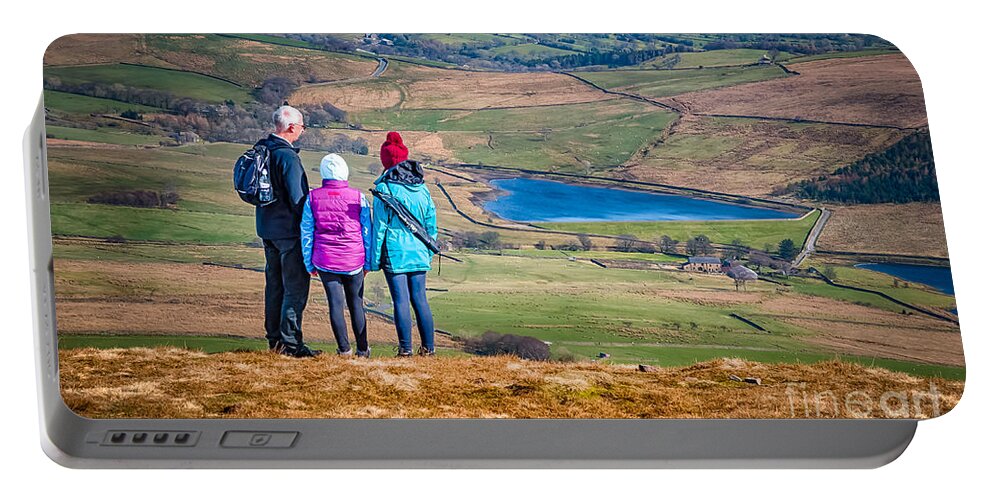 D90 Portable Battery Charger featuring the photograph Pendle Hill Walk, North Yorkshire, UK by Mariusz Talarek