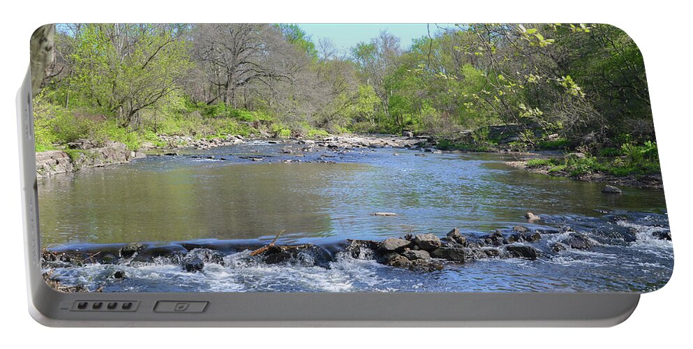 Pennypack Portable Battery Charger featuring the photograph Pennypack Creek - Philadelphia by Bill Cannon