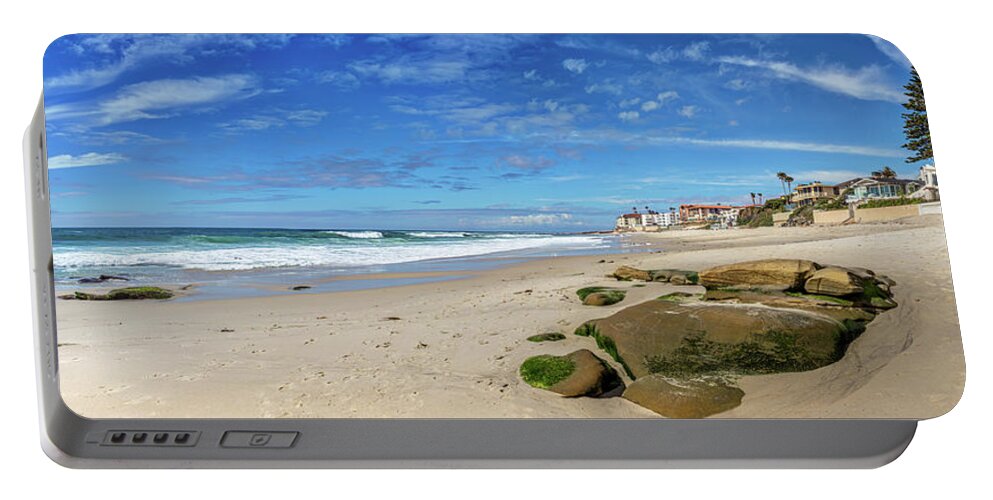 Beach Portable Battery Charger featuring the photograph Perfect Day at Horseshoe Beach by Peter Tellone