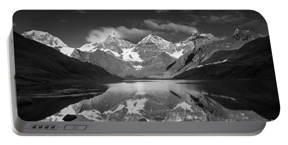 Yerupaja Portable Battery Charger featuring the photograph Peruvian Andes by Howie Garber