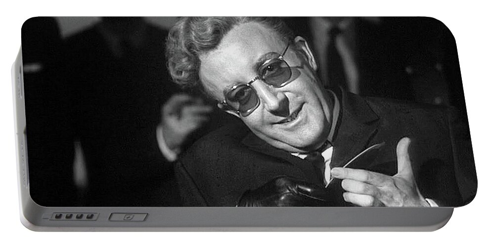 Peter Sellers As Dr. Strangelove Number One Color Added 2016 Portable Battery Charger featuring the photograph Peter Sellers as Dr. Strangelove number one color added 2016 by David Lee Guss