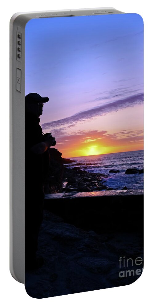 Sunset Portable Battery Charger featuring the photograph Photographer's Dream by Terri Waters