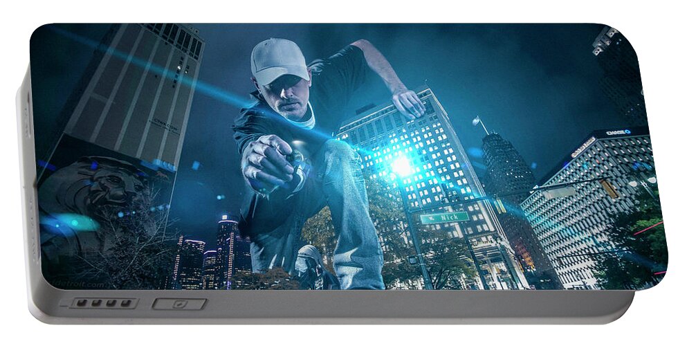 Dj Just Nick Portable Battery Charger featuring the photograph Pics by Nick by Nicholas Grunas