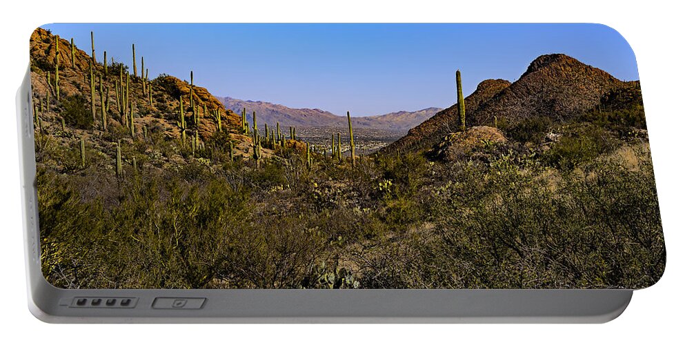 Gate’s Pass Portable Battery Charger featuring the photograph Picture Rocks 24 by Mark Myhaver