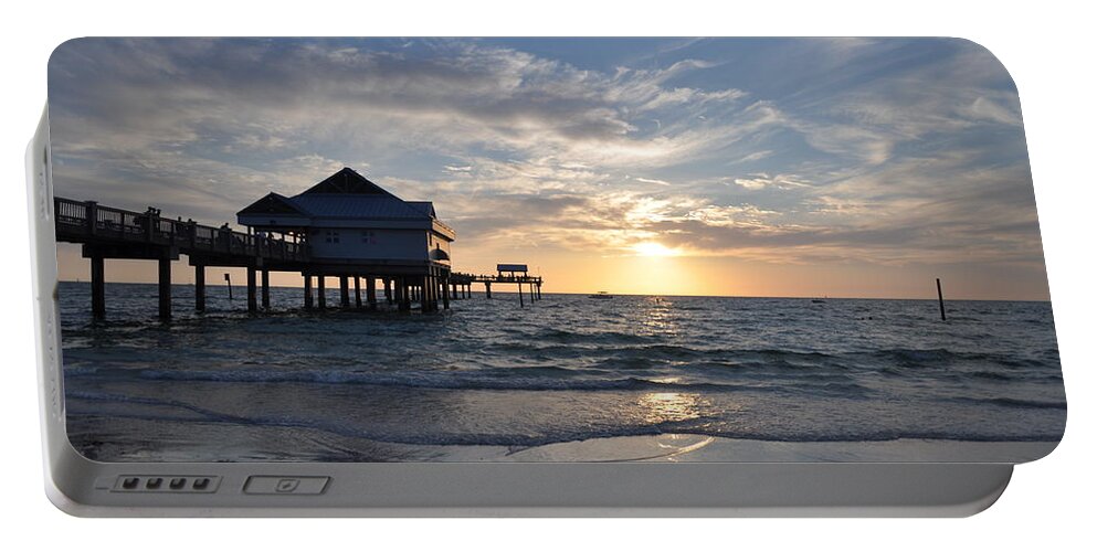 Pier 60 At Clearwater Beach Florida Portable Battery Charger featuring the photograph Pier 60 at Clearwater Beach Florida by Bill Cannon