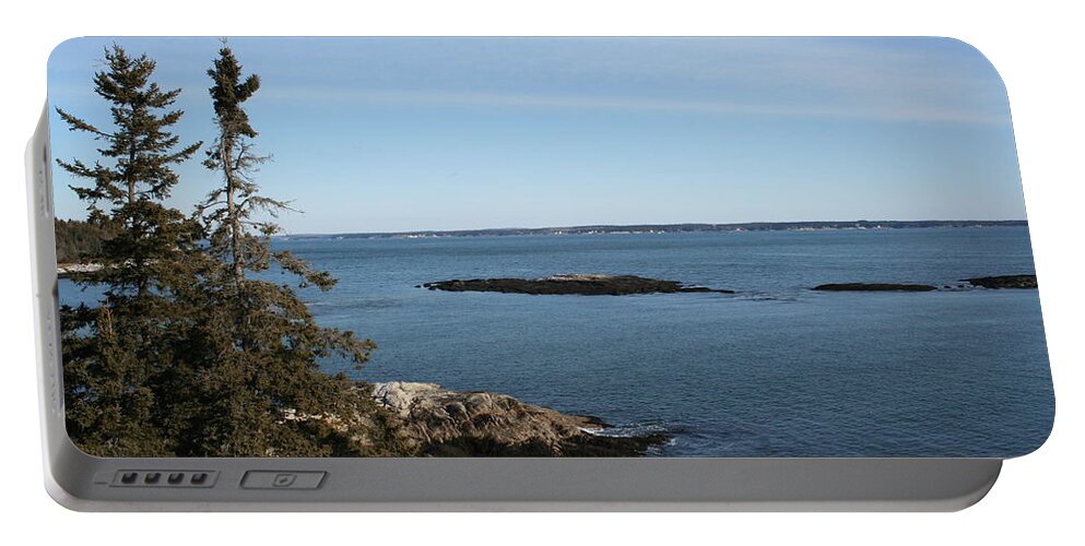 Landscape Portable Battery Charger featuring the photograph Pine Coast by Doug Mills