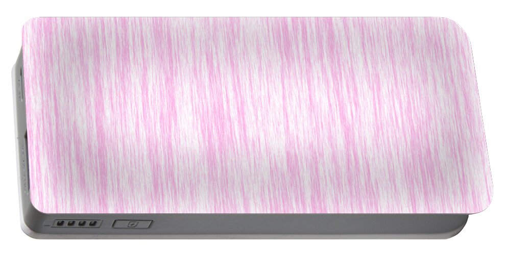 Pink Portable Battery Charger featuring the photograph Pink Fiber by Leah McPhail