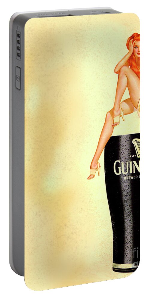 Pint Of Beer Portable Battery Charger featuring the photograph Pint Of Beer by Nina Ficur Feenan