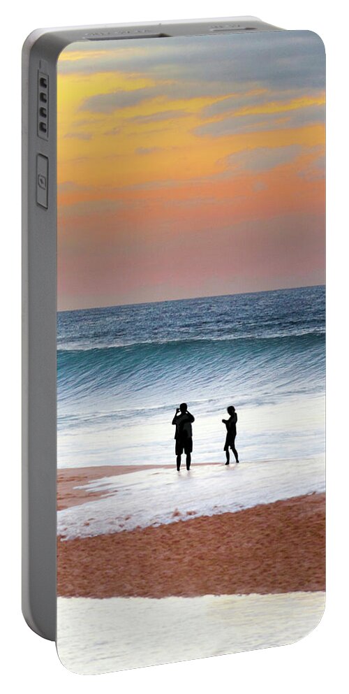 Sunset Portable Battery Charger featuring the photograph Pipe Dream - part 3 of 3 by Sean Davey