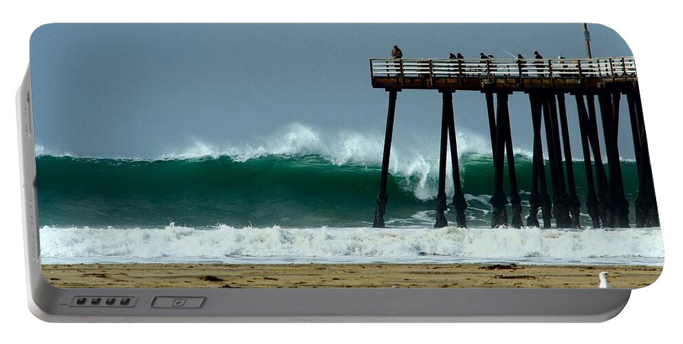 Pismo Pier Portable Battery Charger featuring the photograph Pismo Pier by Dr Janine Williams