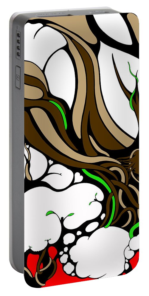 Female Portable Battery Charger featuring the digital art Planted by Craig Tilley