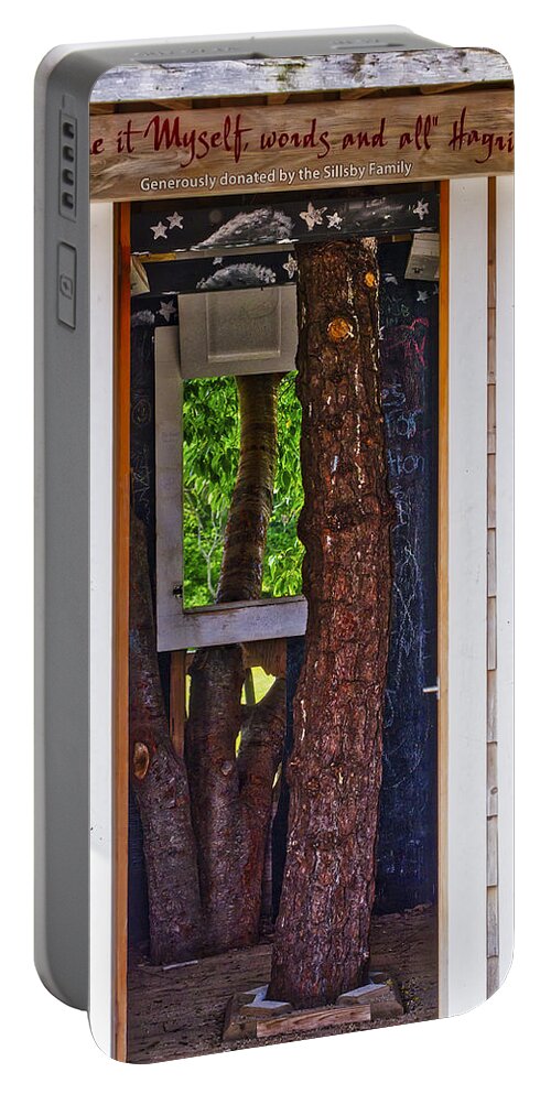 Fort Foster Portable Battery Charger featuring the photograph Playhouse - Fort Foster - Kittery - Maine by Steven Ralser