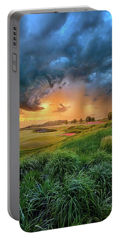 Environment Portable Battery Charger featuring the photograph Playing Through by Phil Koch