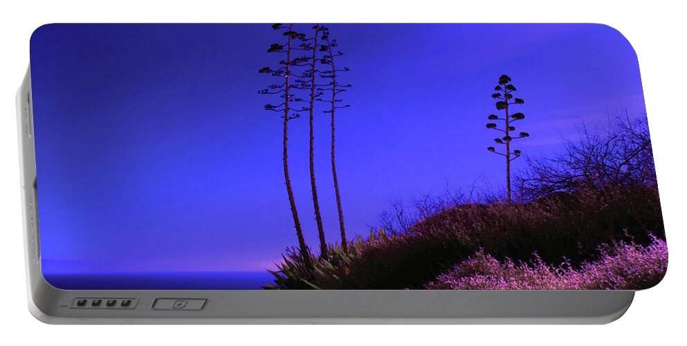 Art Portable Battery Charger featuring the photograph Point Fermin in Infrared by Randall Nyhof