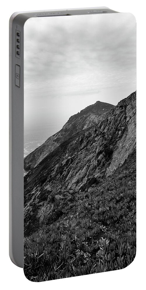 Point Portable Battery Charger featuring the photograph Point Reyes II BW by David Gordon