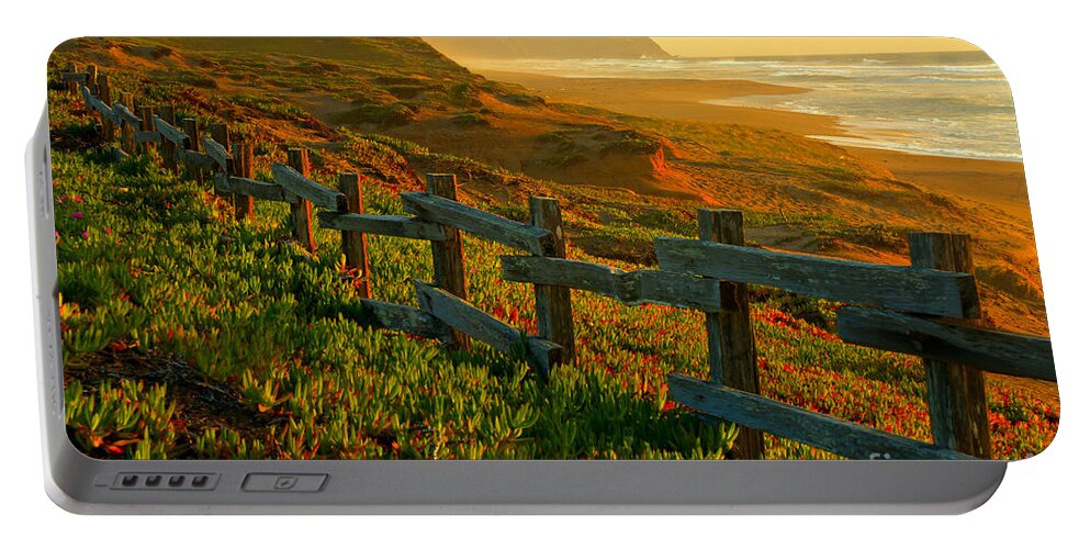 Point Reyes Portable Battery Charger featuring the photograph Point Reyes Sunset by Adam Jewell