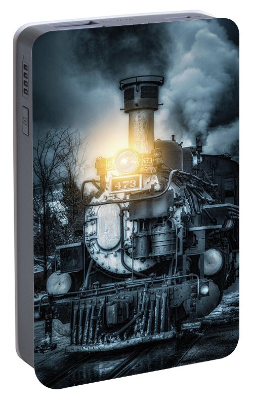 Trains Portable Battery Charger featuring the photograph Polar Express by Darren White