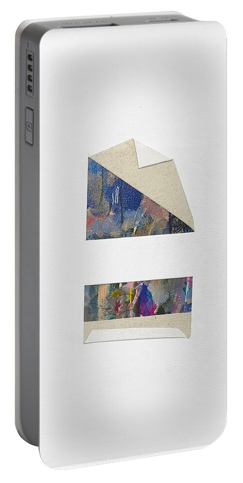 Acrylic Portable Battery Charger featuring the painting Portal Three by Stan Magnan