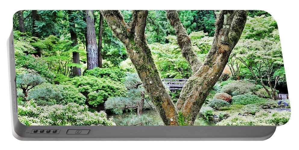 Portland Oregon Japanese Gardens Portable Battery Charger featuring the photograph Portland Oregon Japanese Gardens 3 by Merle Grenz