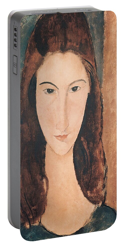 Portrait Portable Battery Charger featuring the painting Portrait of a Young Girl by Amedeo Modigliani